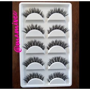 5 pairs quality mink lashes 💕💕